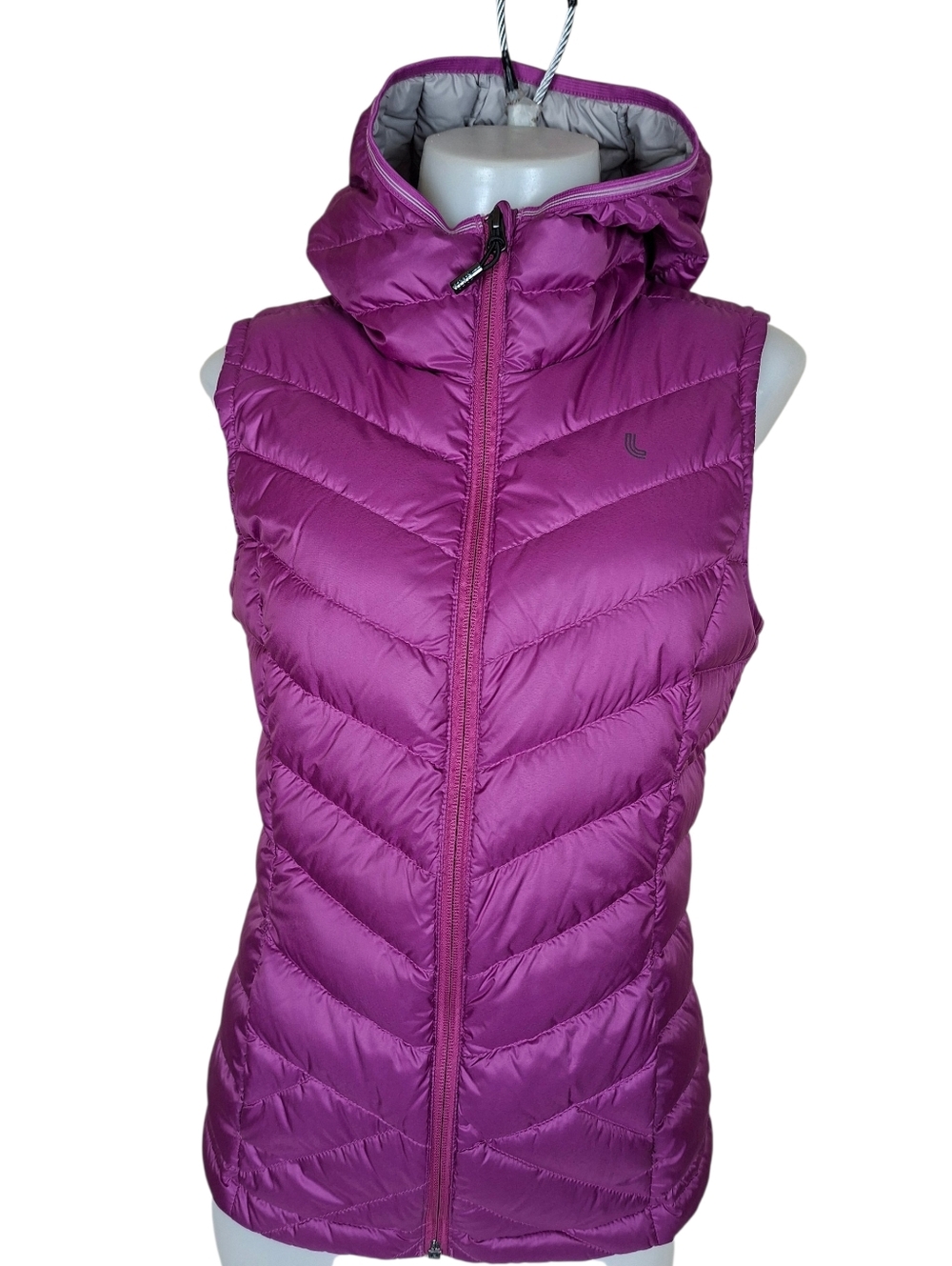 Lole Rose Ladies Purple Down Puffer Vest Size Small